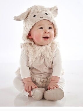 Pottery Barn Kids Cream Lamb One-Piece Costume